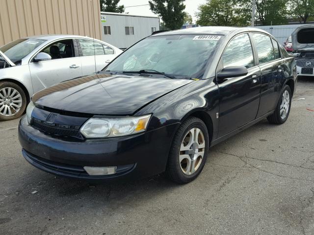 1G8AL52F53Z150142 - 2003 SATURN ION LEVEL BLACK photo 2