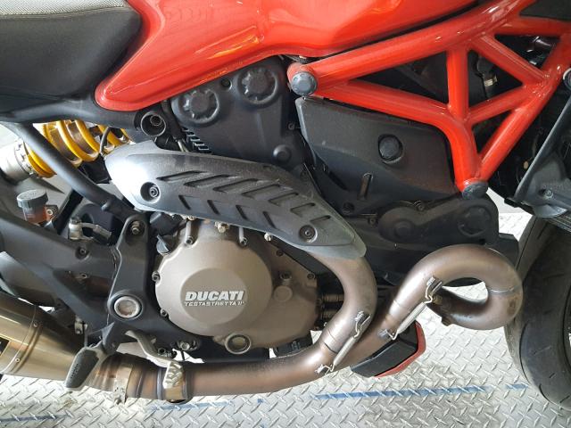 ZDM1RBSW1EB005442 - 2014 DUCATI MONSTER 12 RED photo 7