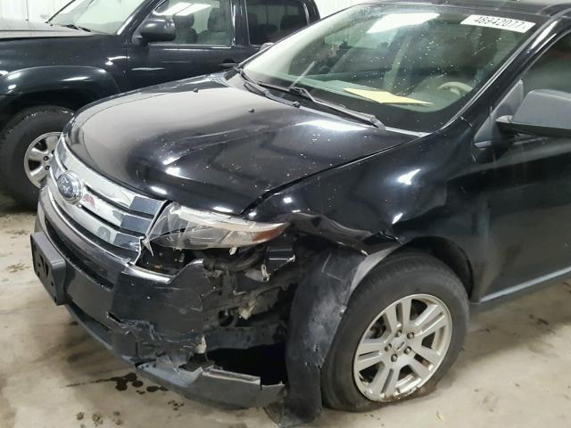 2FMDK36C98BA20462 - 2008 FORD EDGE SE BLACK photo 9