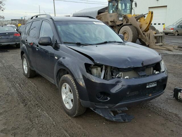 JA4LS21WX8Z604372 - 2008 MITSUBISHI OUTLANDER BLACK photo 1