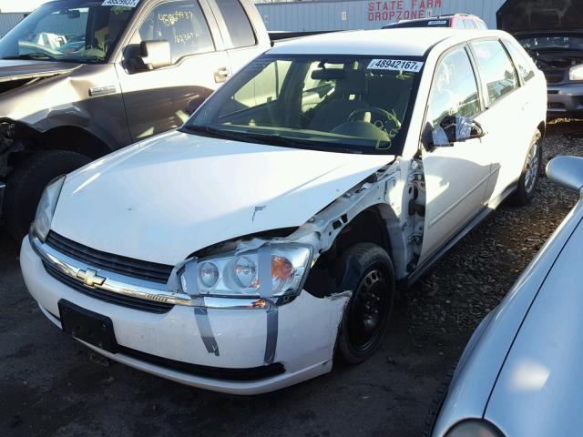 1G1ZT62875F333670 - 2005 CHEVROLET MALIBU MAX WHITE photo 2