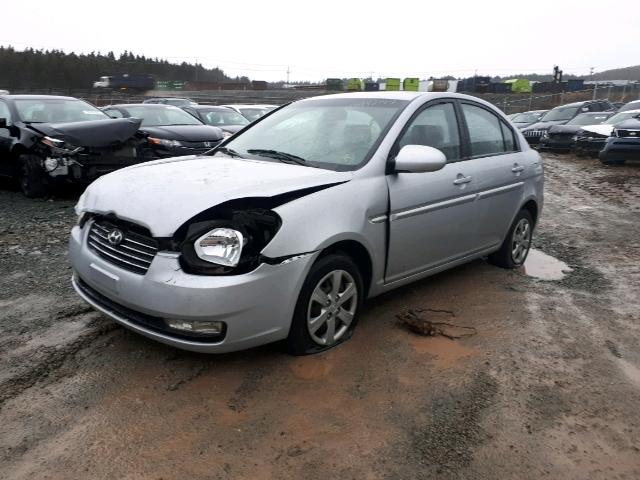 KMHCN45C09U297006 - 2009 HYUNDAI ACCENT GLS SILVER photo 2