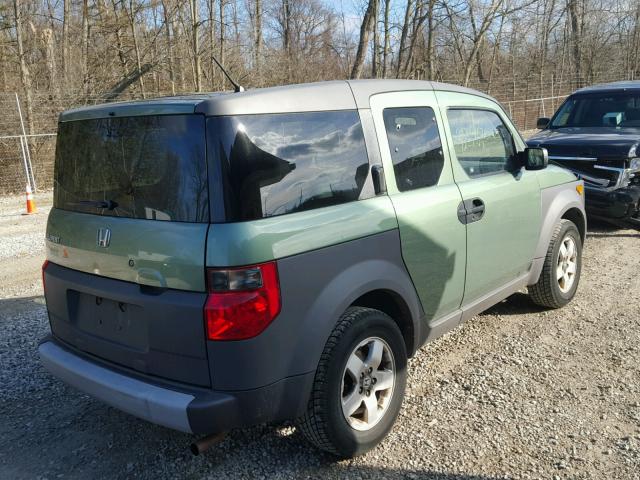 5J6YH28503L027817 - 2003 HONDA ELEMENT EX GREEN photo 4