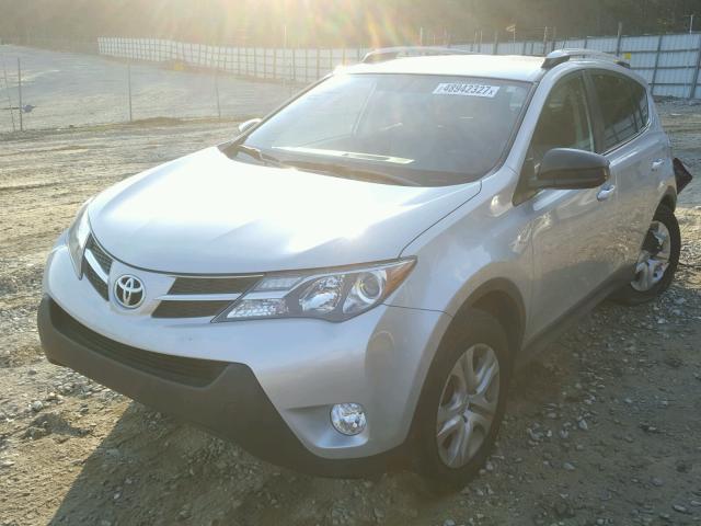 JTMZFREV9EJ009778 - 2014 TOYOTA RAV4 LE SILVER photo 2