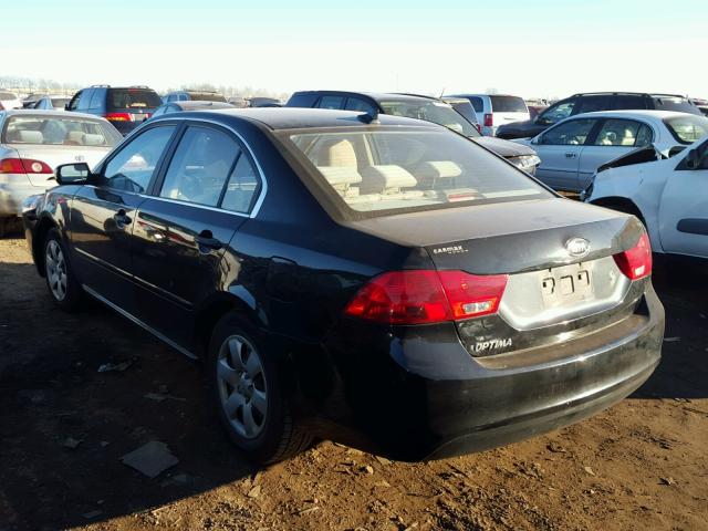 KNAGG4A89A5391804 - 2010 KIA OPTIMA LX BLACK photo 3