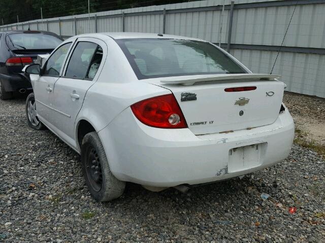 1G1AL58F287104406 - 2008 CHEVROLET COBALT LT WHITE photo 3