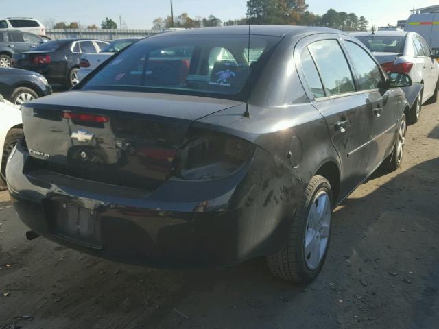 1G1AL58F987324027 - 2008 CHEVROLET COBALT LT BLACK photo 4