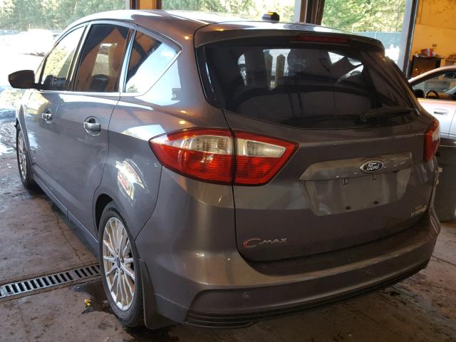 1FADP5BU4EL507358 - 2014 FORD C-MAX SEL GRAY photo 3