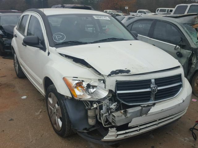 1B3HB48B27D157737 - 2007 DODGE CALIBER SX WHITE photo 1