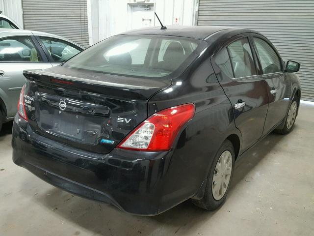 3N1CN7AP3GL847971 - 2016 NISSAN VERSA S BLACK photo 4