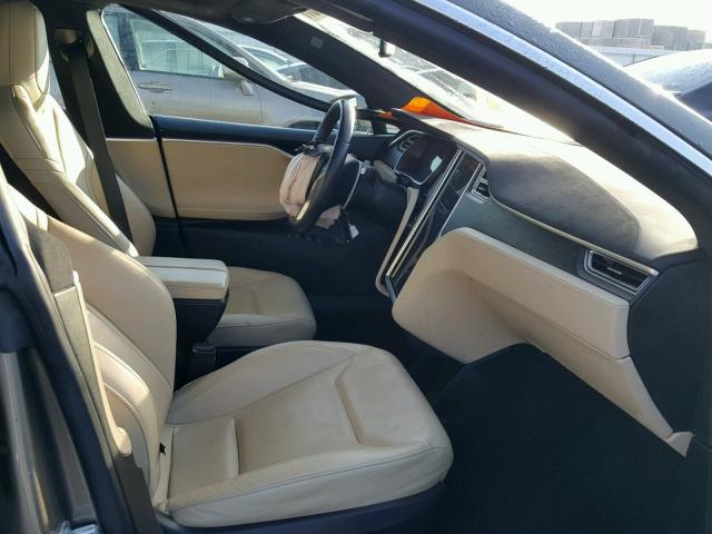 5YJSA1E24GF125407 - 2016 TESLA MODEL S BROWN photo 5