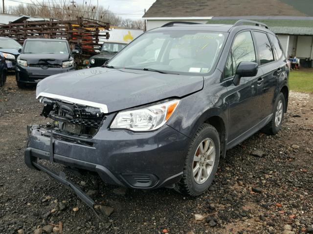 JF2SJAGC4FH414504 - 2015 SUBARU FORESTER 2 CHARCOAL photo 2