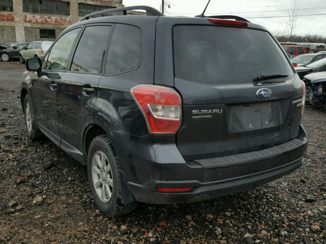 JF2SJAGC4FH414504 - 2015 SUBARU FORESTER 2 CHARCOAL photo 3