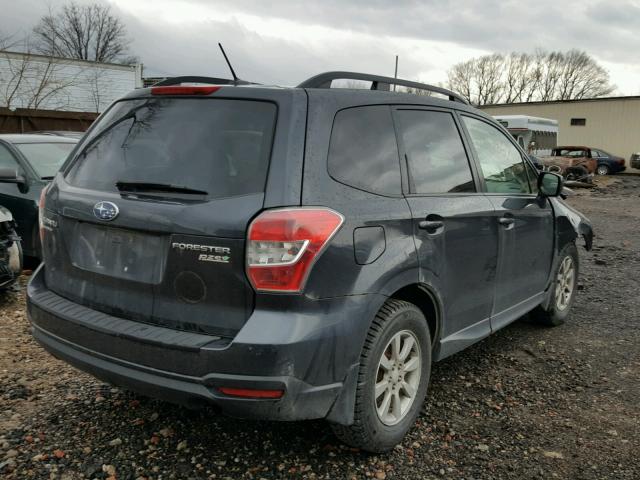 JF2SJAGC4FH414504 - 2015 SUBARU FORESTER 2 CHARCOAL photo 4