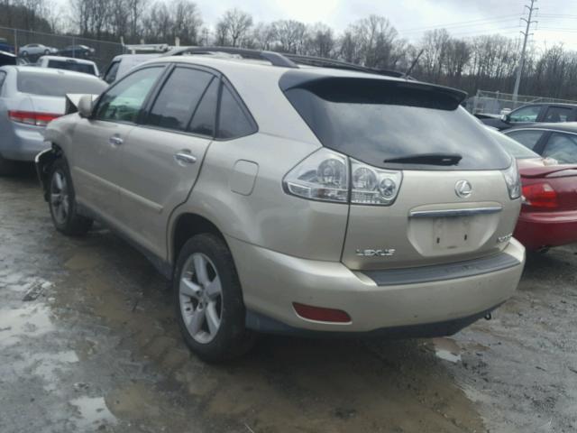 2T2HK31U38C063378 - 2008 LEXUS RX 350 SILVER photo 3