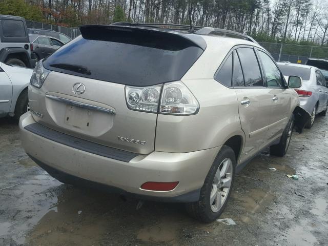 2T2HK31U38C063378 - 2008 LEXUS RX 350 SILVER photo 4