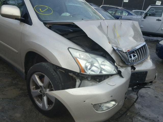 2T2HK31U38C063378 - 2008 LEXUS RX 350 SILVER photo 9