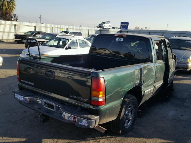 2GCEC19T921425305 - 2002 CHEVROLET SILVERADO GREEN photo 4