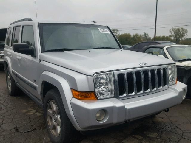 1J8HG48K07C670936 - 2007 JEEP COMMANDER SILVER photo 1