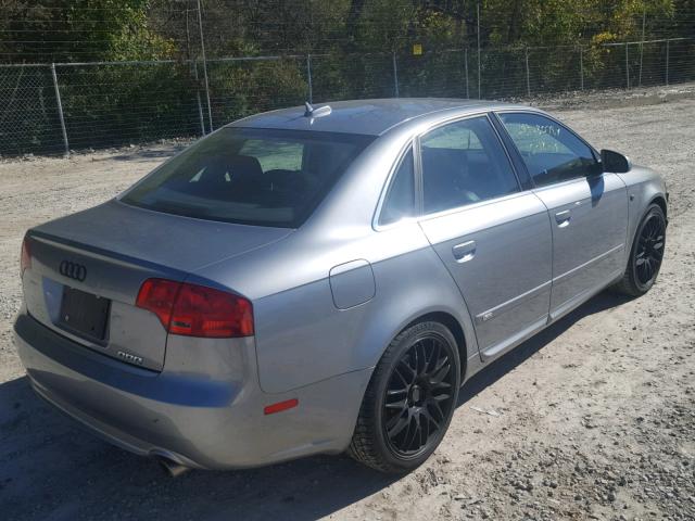 WAUEF78E26A218762 - 2006 AUDI A4 S-LINE SILVER photo 4