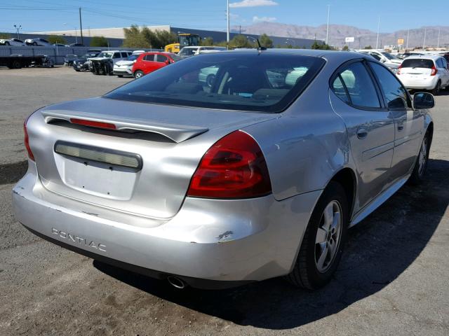 2G2WP552361171887 - 2006 PONTIAC GRAND PRIX SILVER photo 4