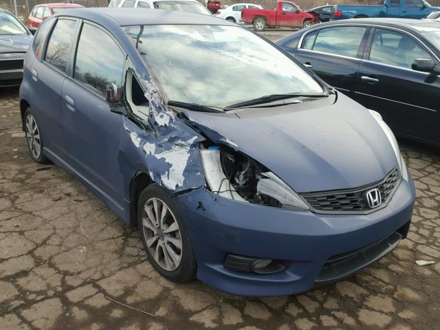 JHMGE8H56CC041944 - 2012 HONDA FIT SPORT BLUE photo 1