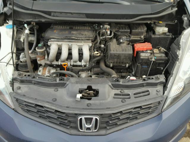 JHMGE8H56CC041944 - 2012 HONDA FIT SPORT BLUE photo 7