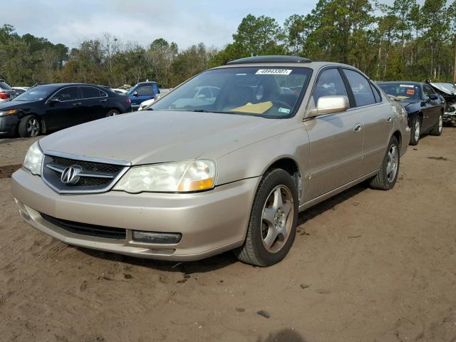 19UUA56692A038591 - 2002 ACURA 3.2TL BEIGE photo 2