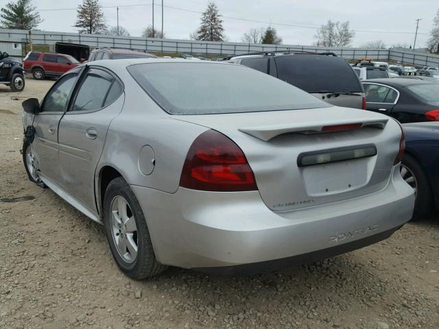 2G2WP552771171120 - 2007 PONTIAC GRAND PRIX SILVER photo 3