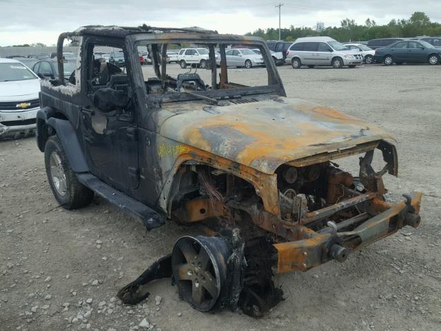 1J4AA2D17BL522877 - 2011 JEEP WRANGLER S BLACK photo 1