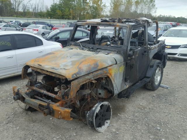 1J4AA2D17BL522877 - 2011 JEEP WRANGLER S BLACK photo 2