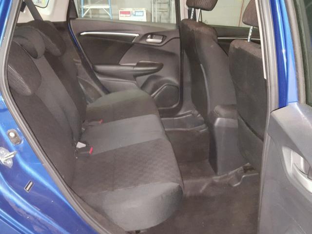 3HGGK5H55FM753617 - 2015 HONDA FIT LX Bleu photo 6