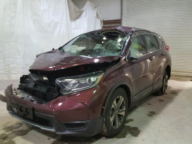 2HKRW6H38HH216717 - 2017 HONDA CR-V LX RED photo 2