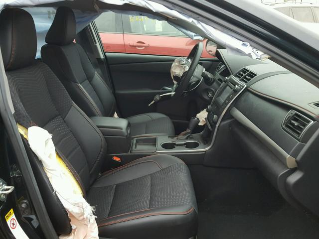 4T1BF1FK0FU496775 - 2015 TOYOTA CAMRY LE შავი ფოტო 5