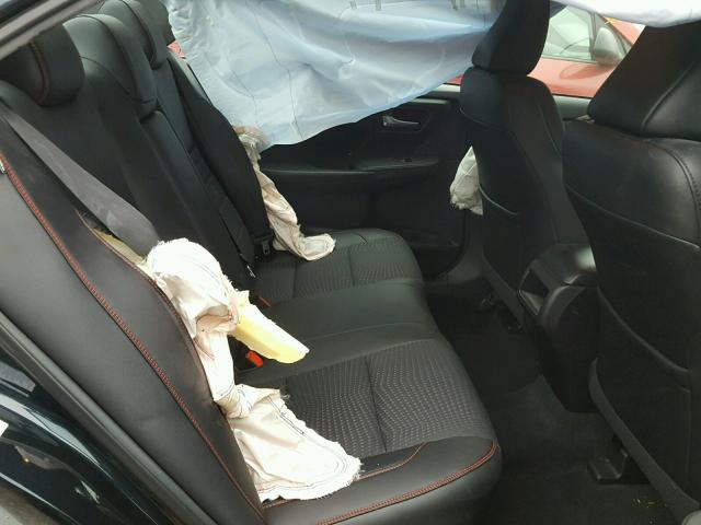 4T1BF1FK0FU496775 - 2015 TOYOTA CAMRY LE შავი ფოტო 6