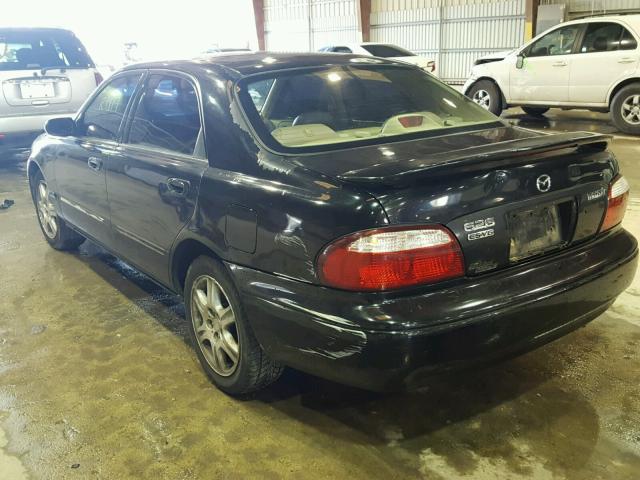 1YVGF22D0Y5169176 - 2000 MAZDA 626 ES BLACK photo 3