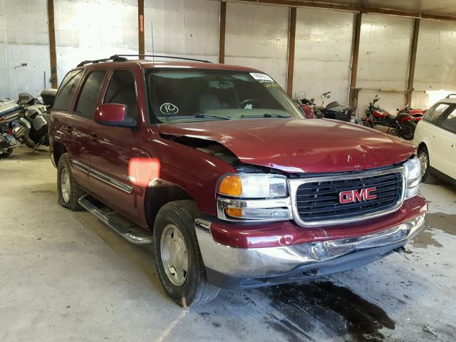 1GKEK13V34J231587 - 2004 GMC YUKON MAROON photo 1