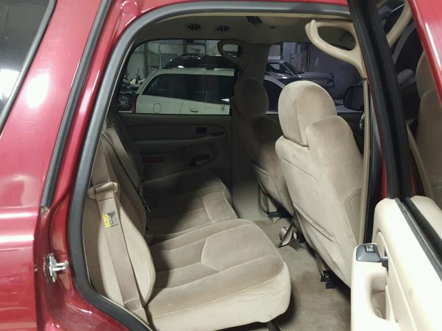 1GKEK13V34J231587 - 2004 GMC YUKON MAROON photo 6