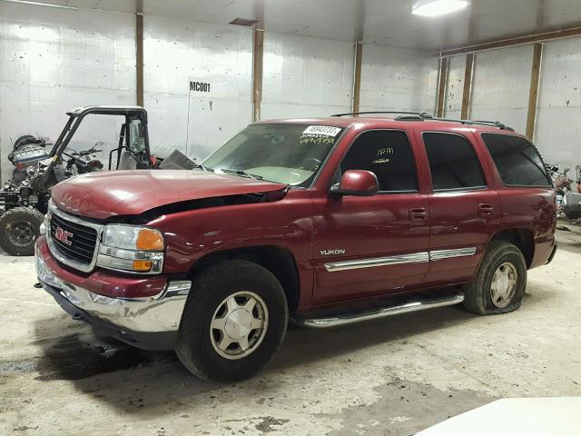 1GKEK13V34J231587 - 2004 GMC YUKON MAROON photo 9