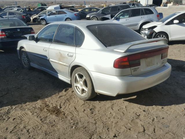 4S3BE645327207639 - 2002 SUBARU LEGACY GT SILVER photo 3