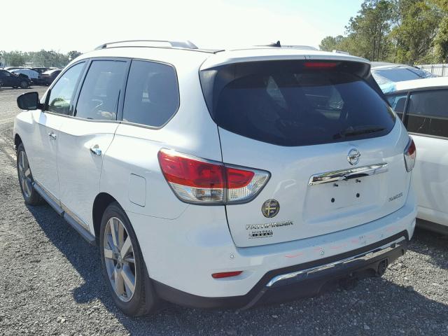 5N1AR2MN9EC715355 - 2014 NISSAN PATHFINDER WHITE photo 3