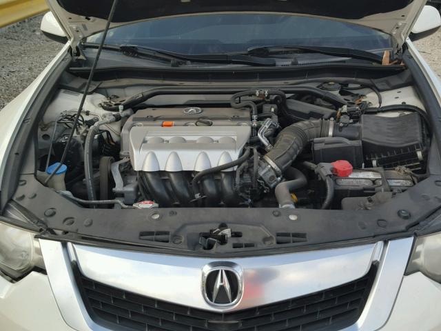 JH4CU2F68AC013652 - 2010 ACURA TSX WHITE photo 7
