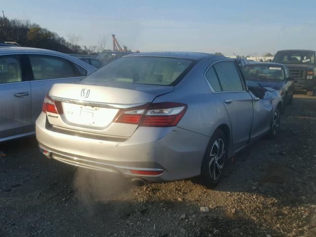 1HGCR2F32GA053434 - 2016 HONDA ACCORD LX SILVER photo 4