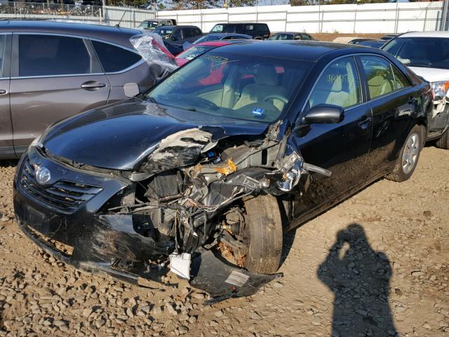 4T1BE46K69U343181 - 2009 TOYOTA CAMRY BASE BLACK photo 2