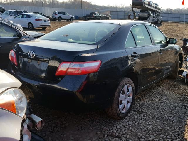 4T1BE46K69U343181 - 2009 TOYOTA CAMRY BASE BLACK photo 4