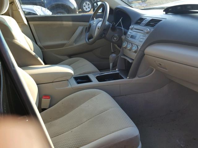 4T1BE46K69U343181 - 2009 TOYOTA CAMRY BASE BLACK photo 5