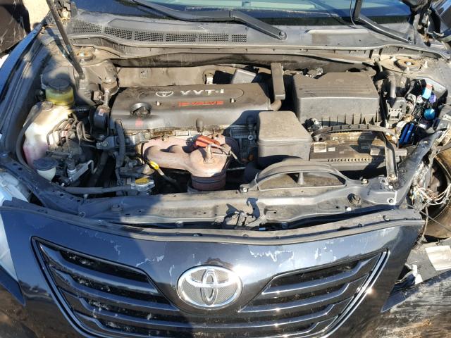 4T1BE46K69U343181 - 2009 TOYOTA CAMRY BASE BLACK photo 7