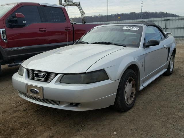 1FAFP44463F405622 - 2003 FORD MUSTANG SILVER photo 2