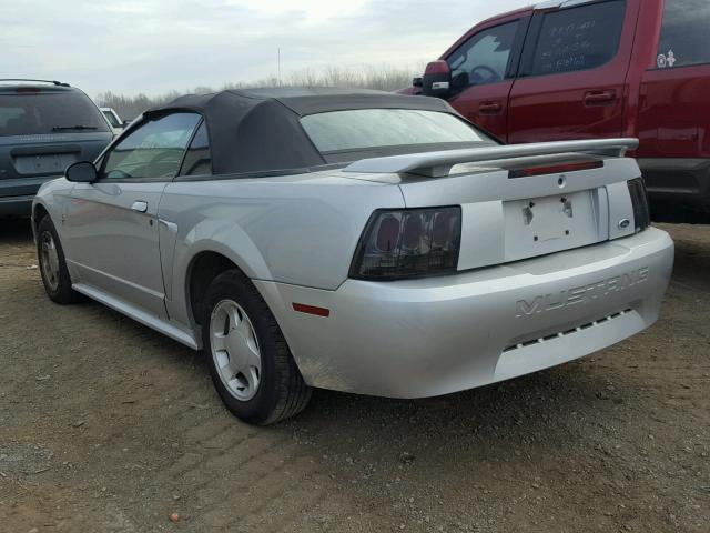 1FAFP44463F405622 - 2003 FORD MUSTANG SILVER photo 3