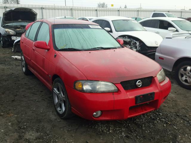 3N1AB51DX2L715440 - 2002 NISSAN SENTRA SE- RED photo 1